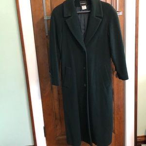 Vintage 1980 Wool Coat Emerald